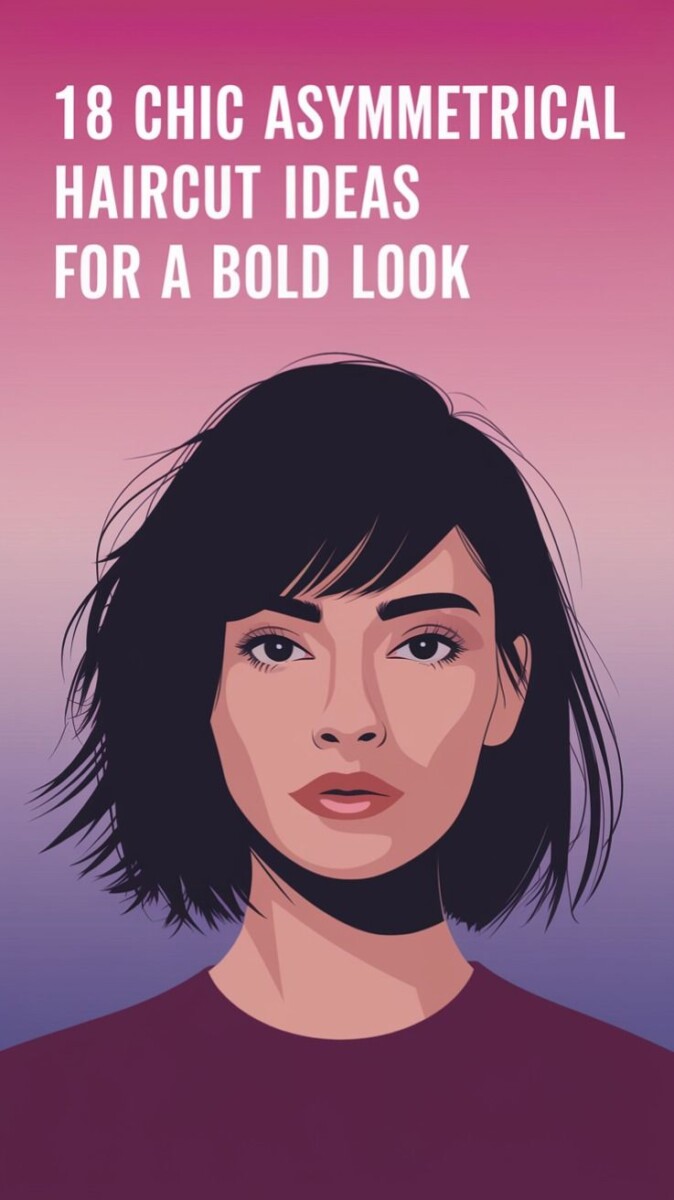 Pixie cut asymétrique