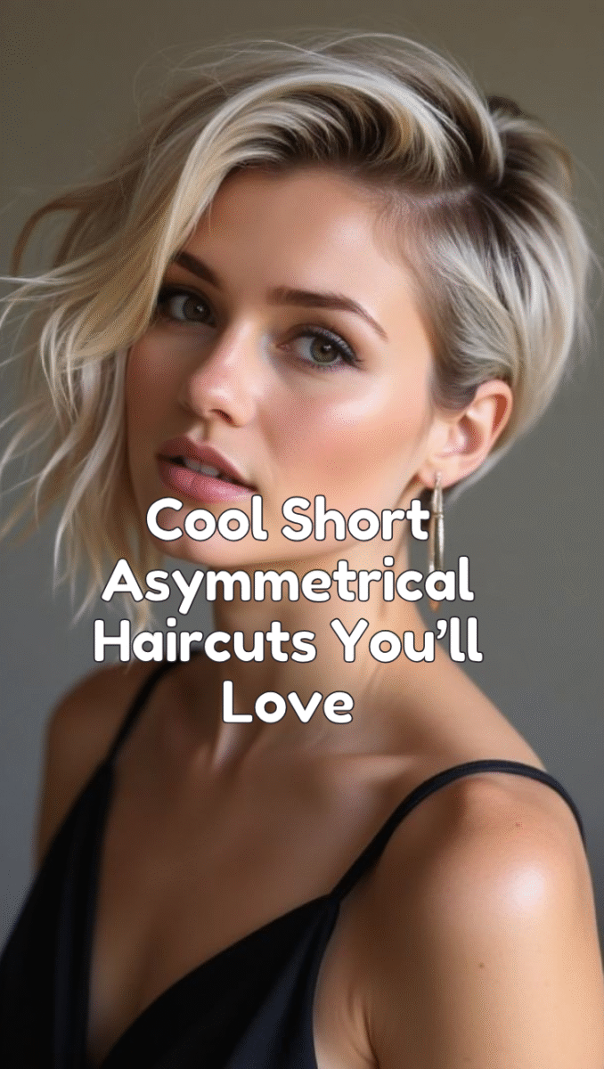 Coupe asymétrique femme unique