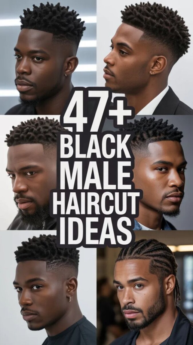 Coiffure afro homme moderne