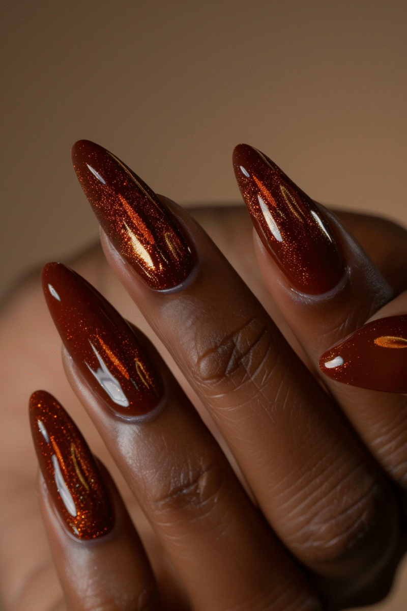 Vernis automne manucure