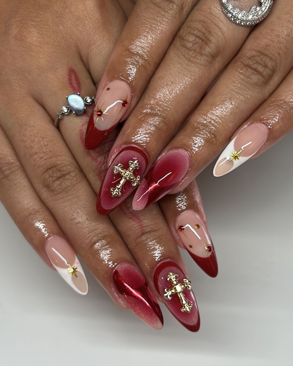 Ongles rouges idées créatives