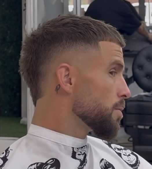 Coupe militaire dégradé inspiration