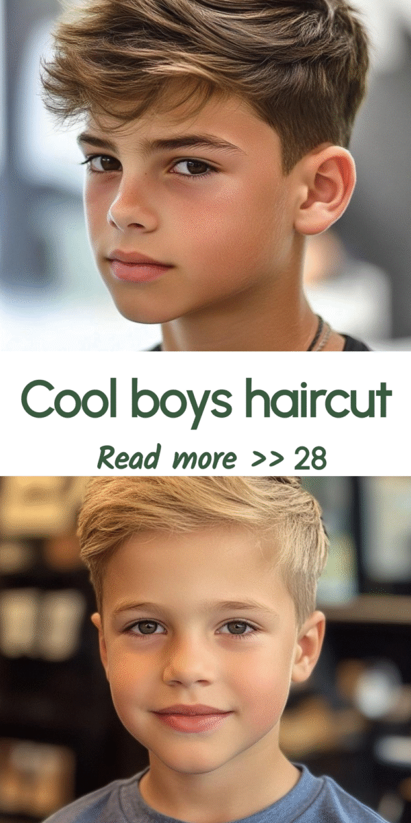 Coiffure garçon 2024 tendance