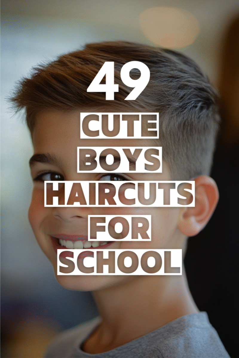 Coiffure garçon 2024 tendance