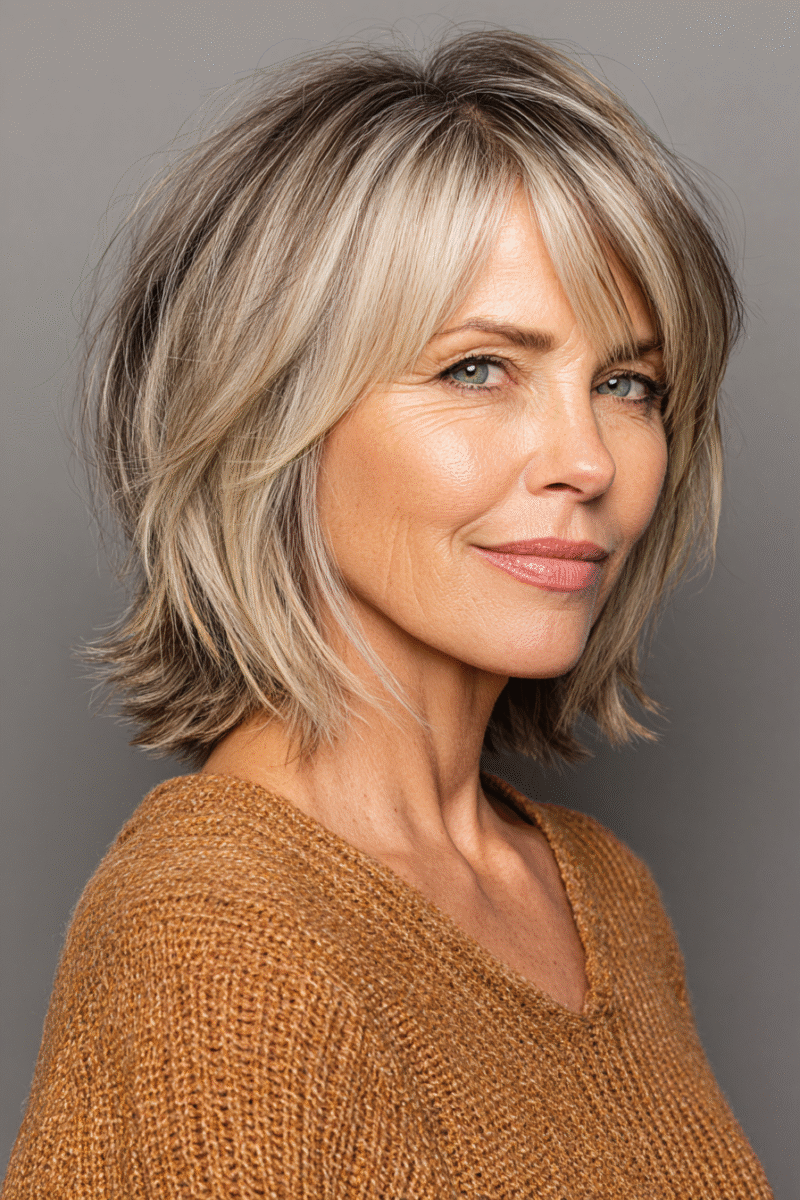 Coiffure femme 50 ans moderne