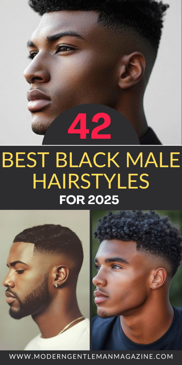 Coiffure afro homme moderne