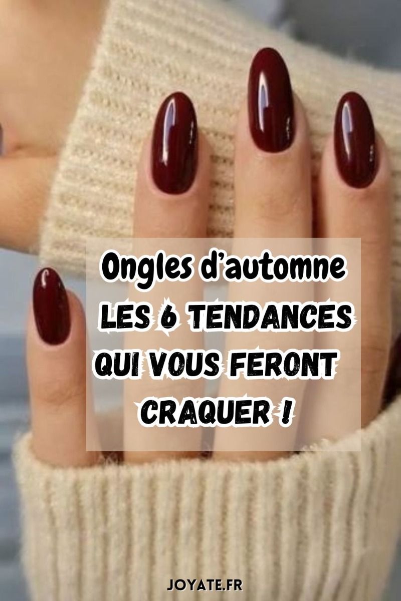Vernis automne manucure