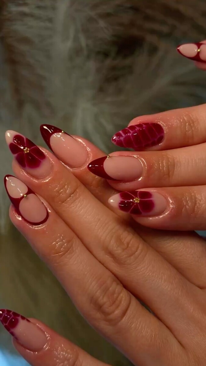 Ongles rouges idées créatives