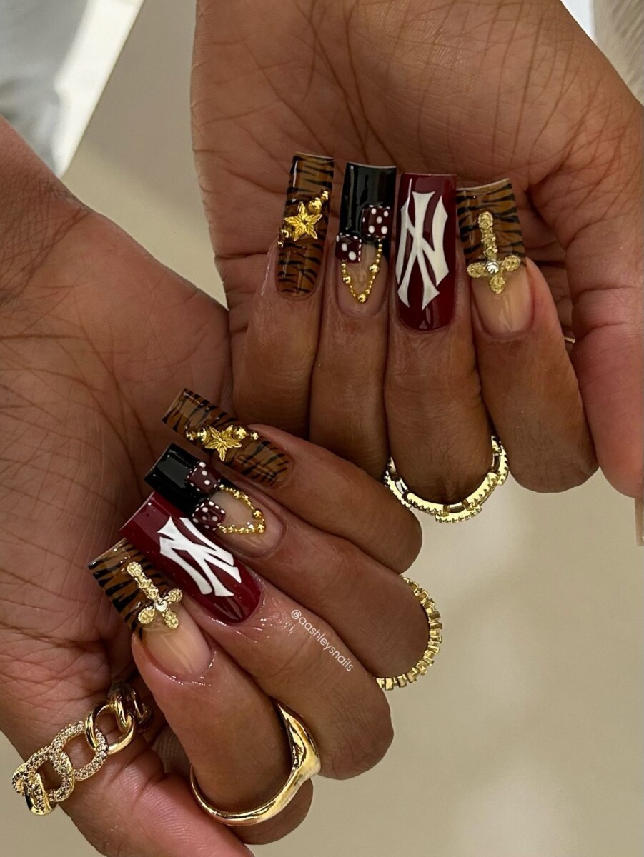 Ongles rouges idées créatives