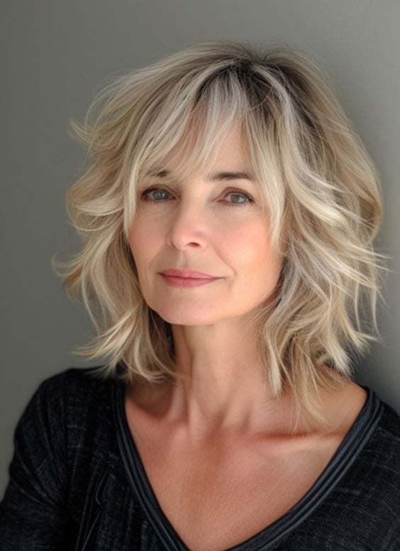 Coiffure femme 50 ans moderne