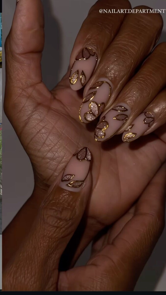 Nail art automne 2024 tendance