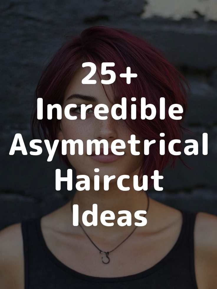 Pixie cut asymétrique