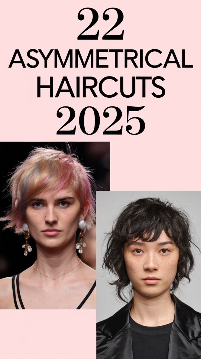 Pixie cut asymétrique