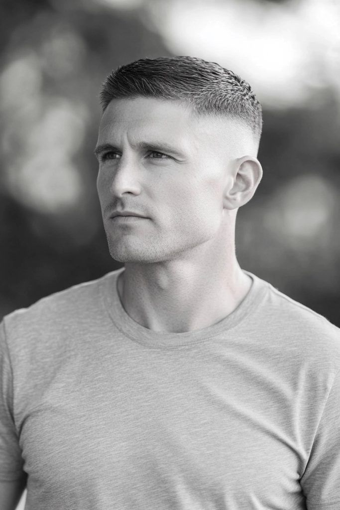 Coupe militaire dégradé inspiration