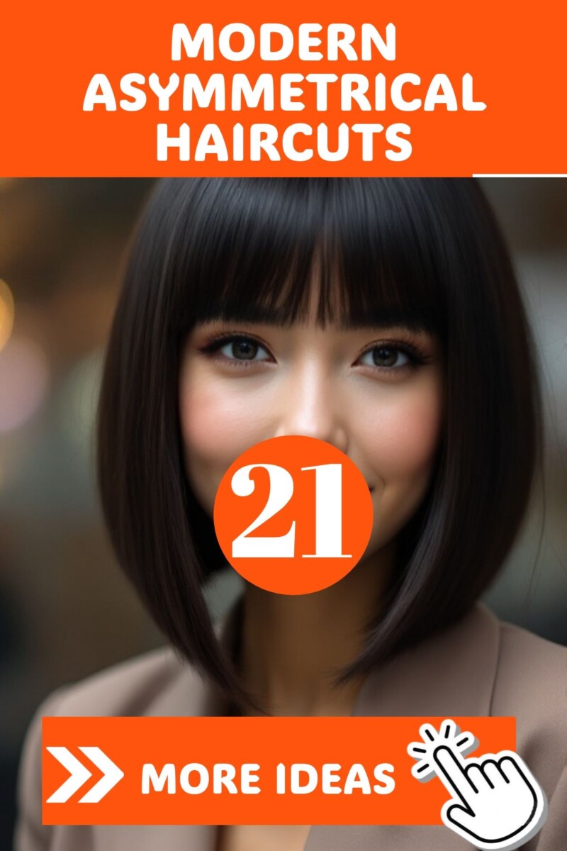 Pixie cut asymétrique