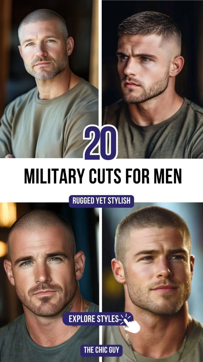 Coupe militaire courte homme