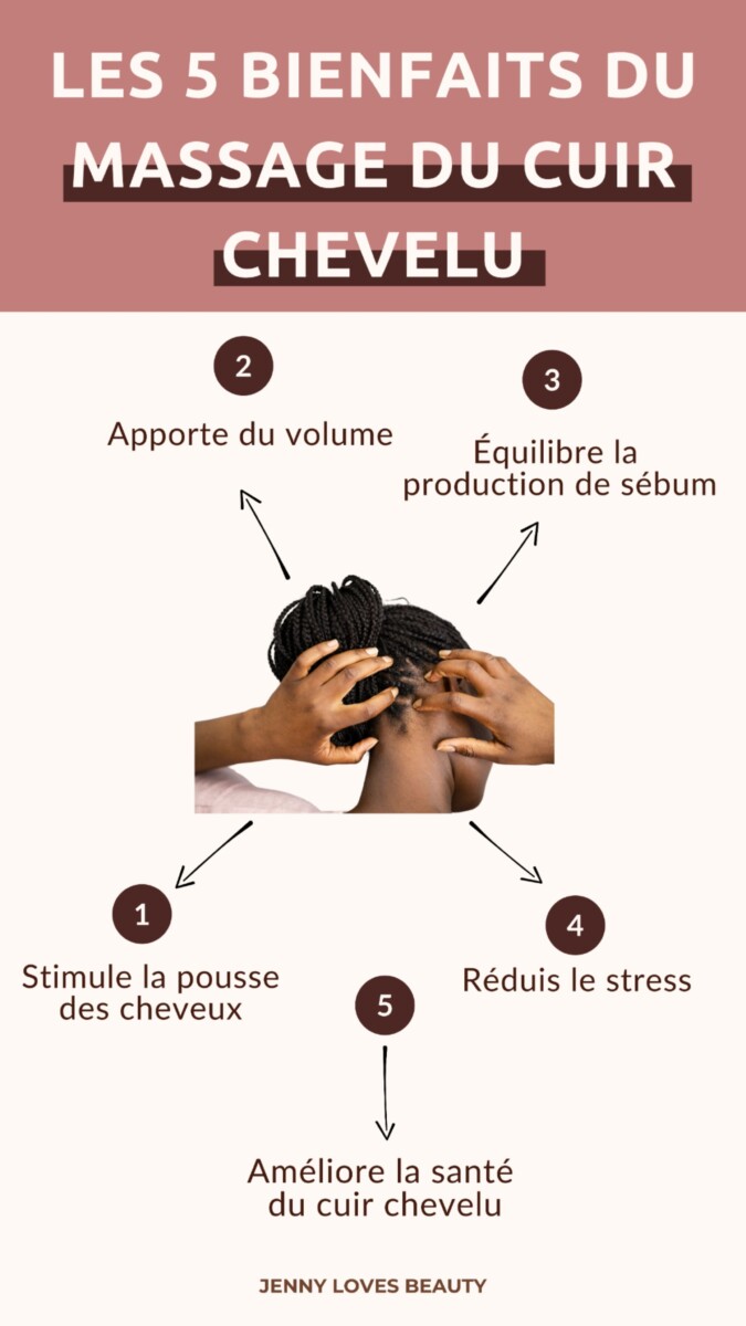 Massage cuir chevelu bienfaits