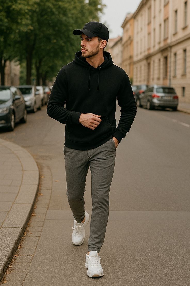 Style homme avec casquette