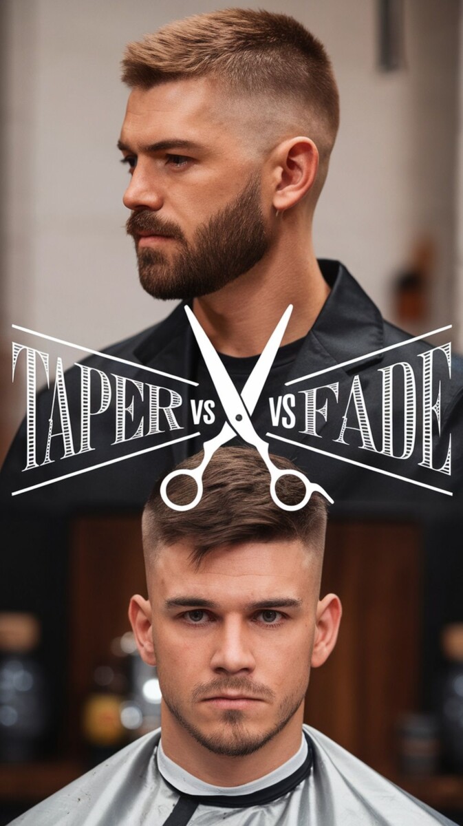 Fade vs taper