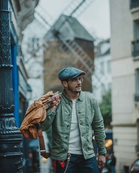 Style homme avec casquette