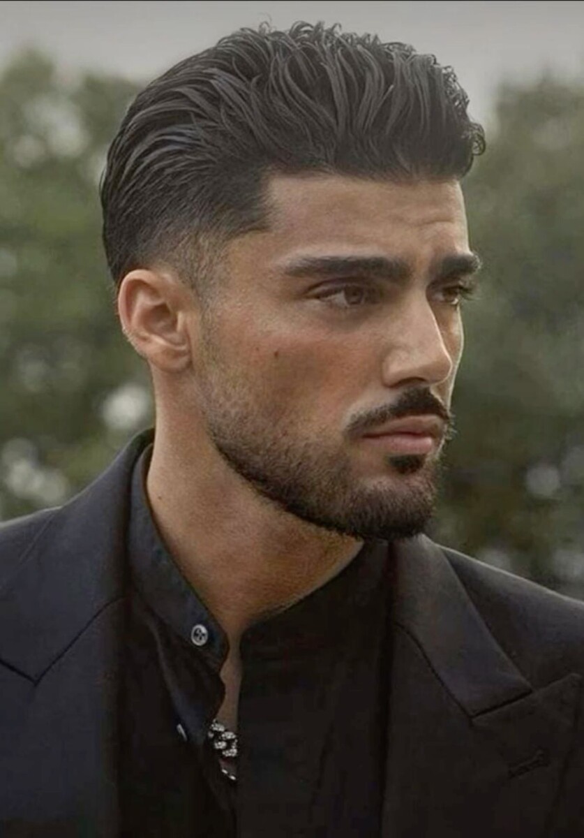 Coiffure homme luxe élégance