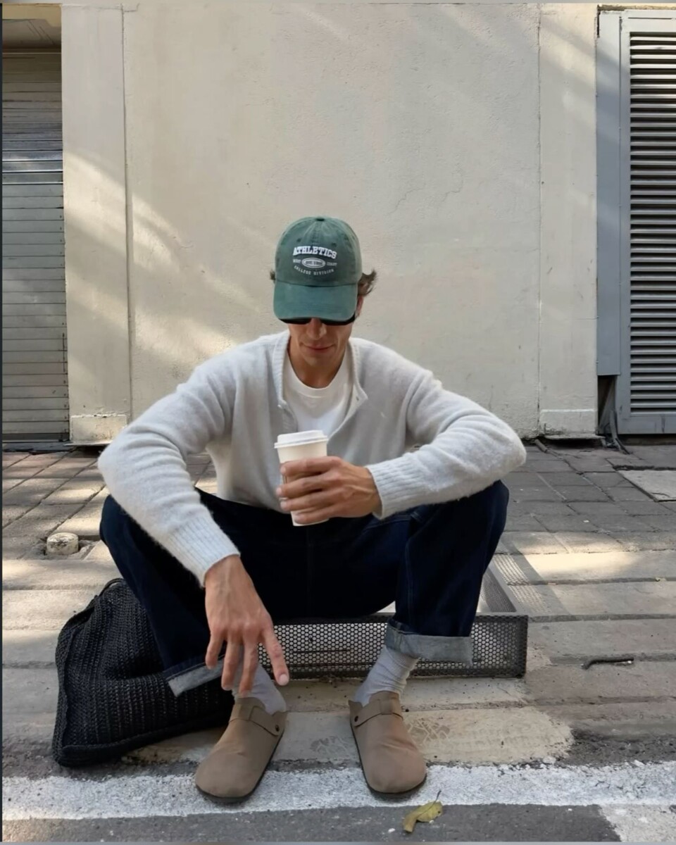 Style homme avec casquette