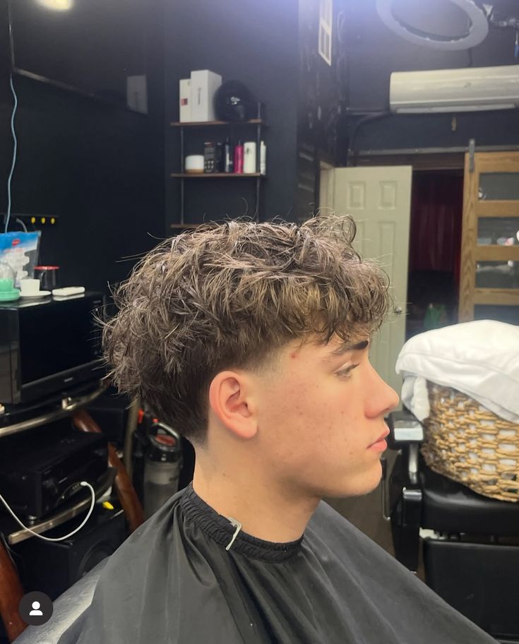 Blowout taper haircut