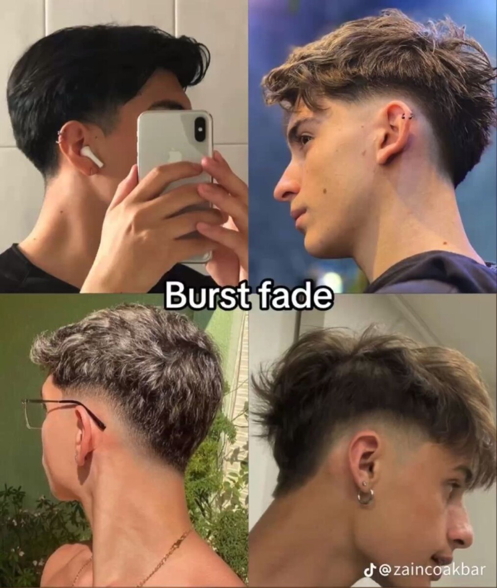 Coupe burst fade technique
