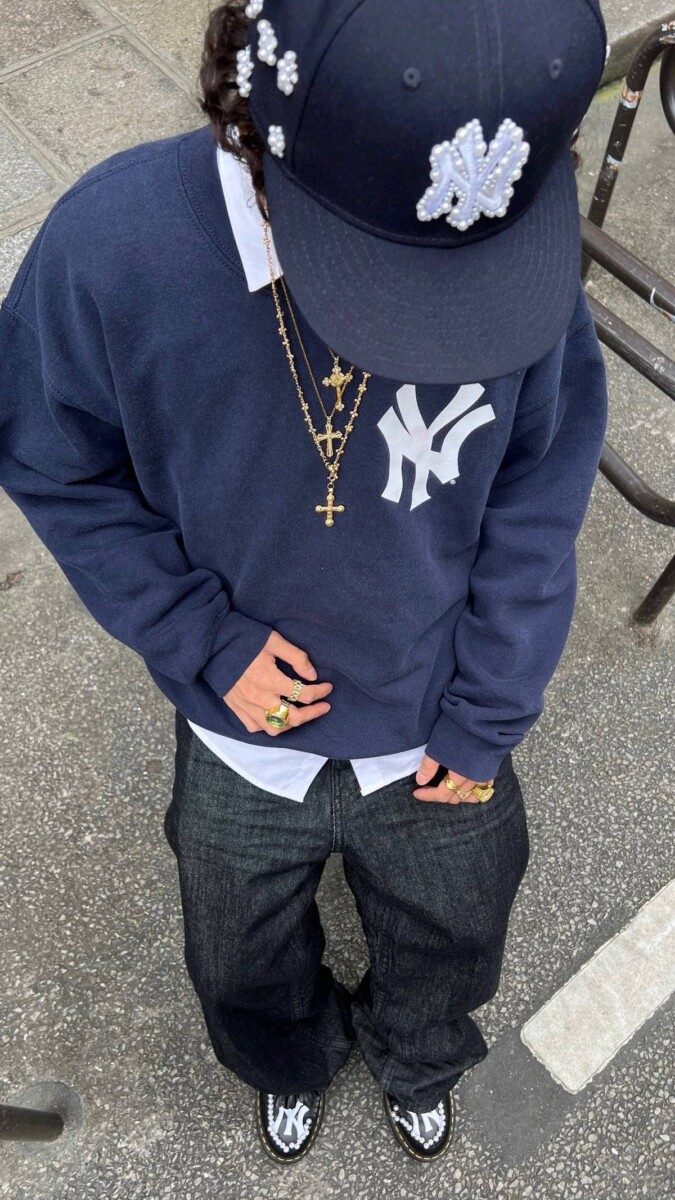 Style homme avec casquette