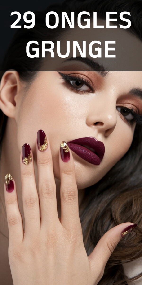 Ongles rouges manucure