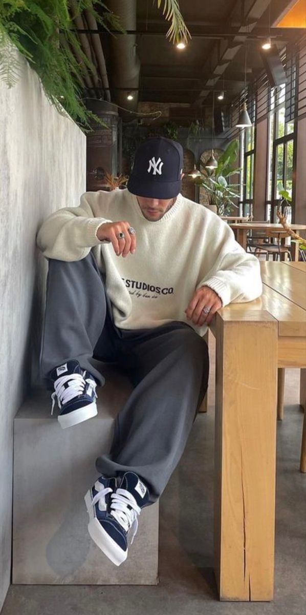 Style homme avec casquette