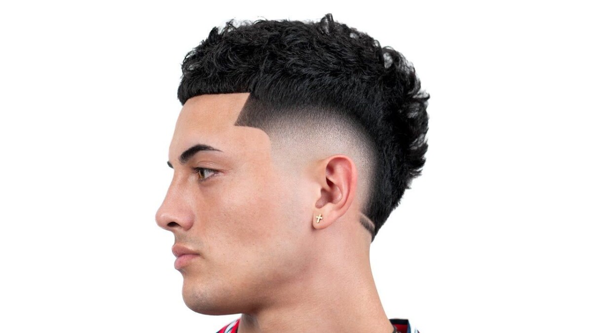 Coupe burst fade technique