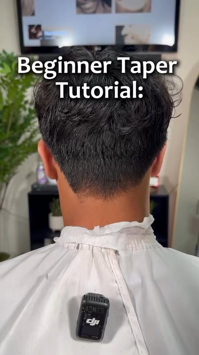 Blowout taper haircut