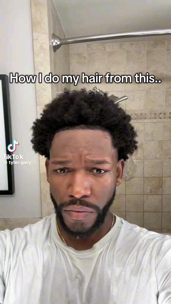 Coupe afro homme dégradé