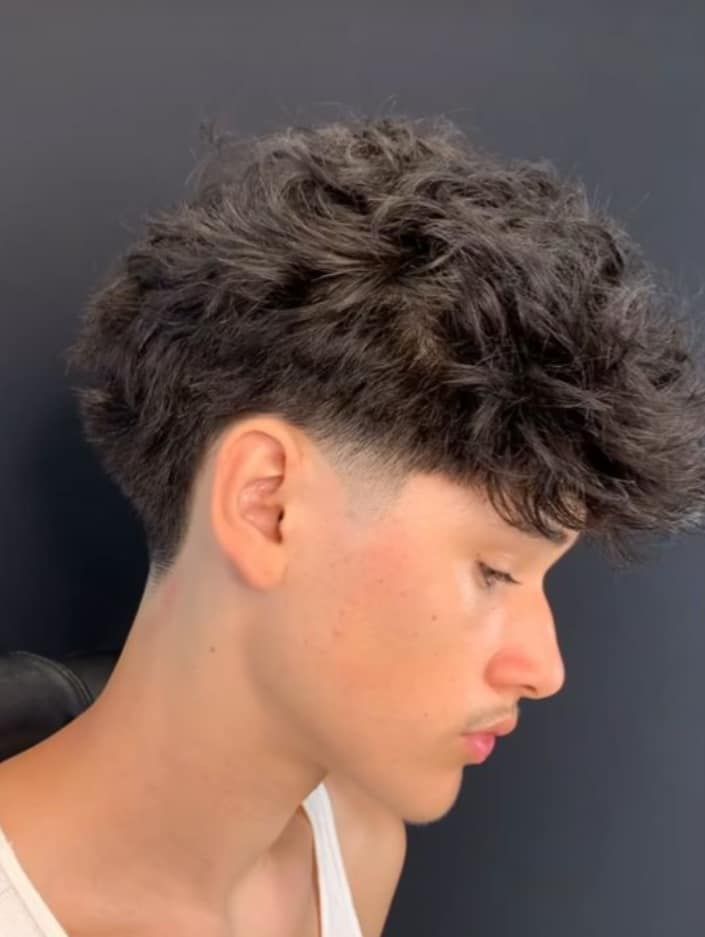 Blowout taper haircut