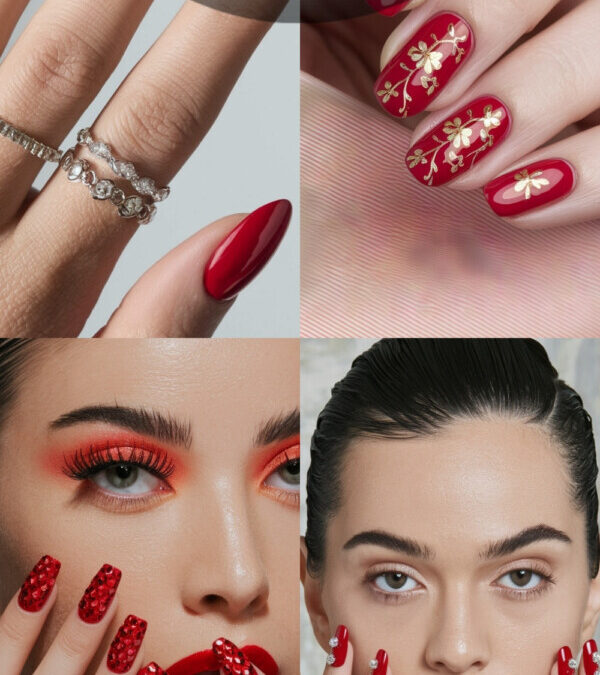 Inspiration et idées créatives pour ongles rouges tendances
