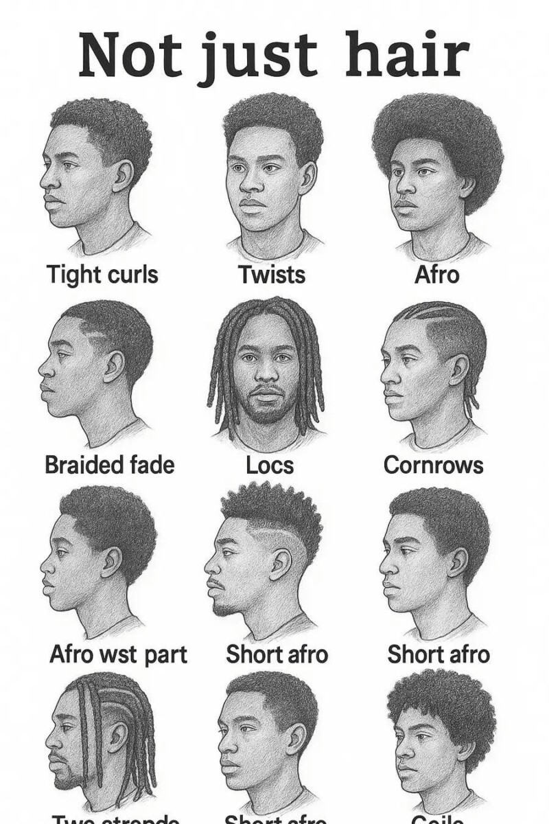 Types de cheveux homme guide