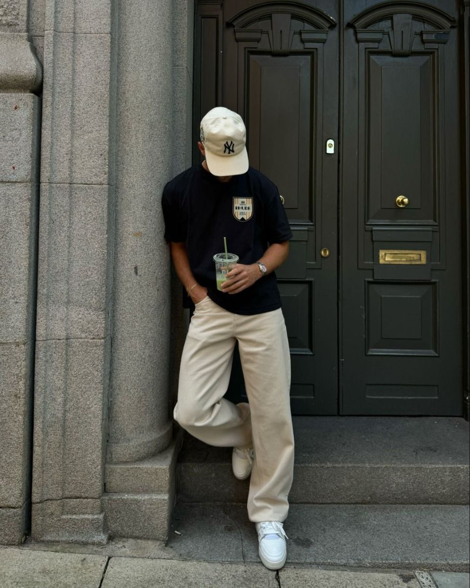 Style homme avec casquette