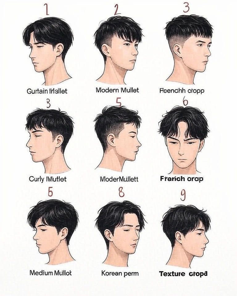 Types de cheveux homme guide
