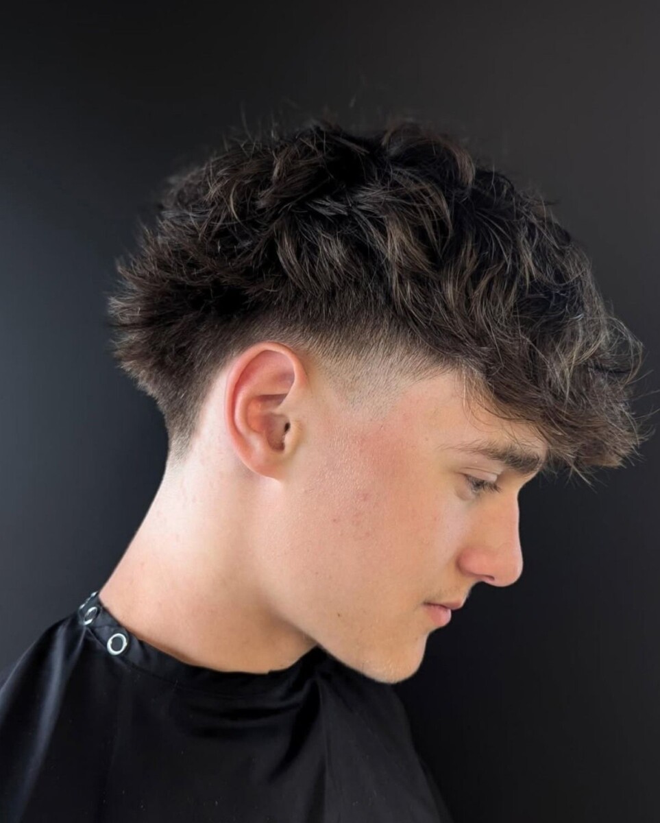 Blowout taper haircut