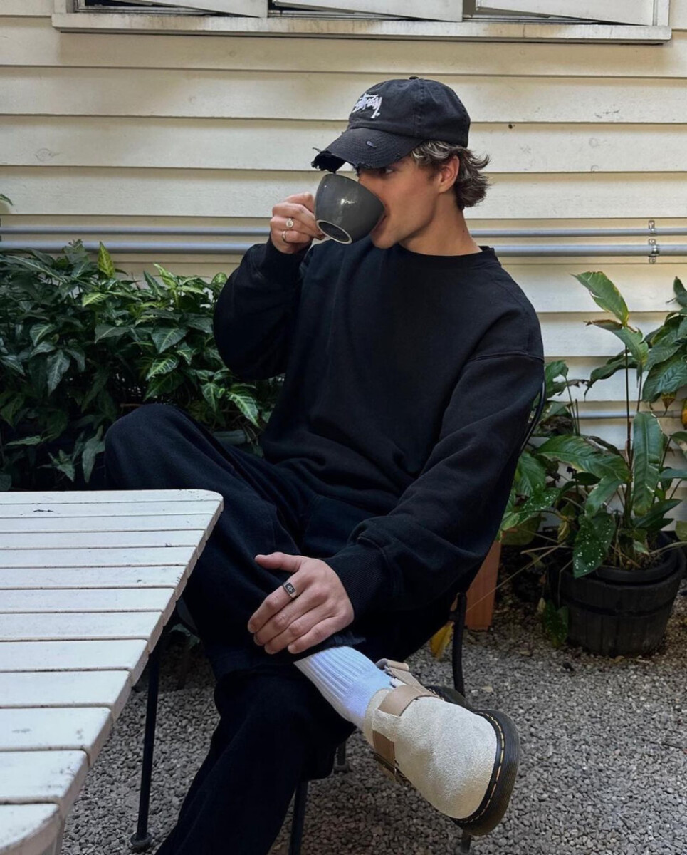 Style homme avec casquette