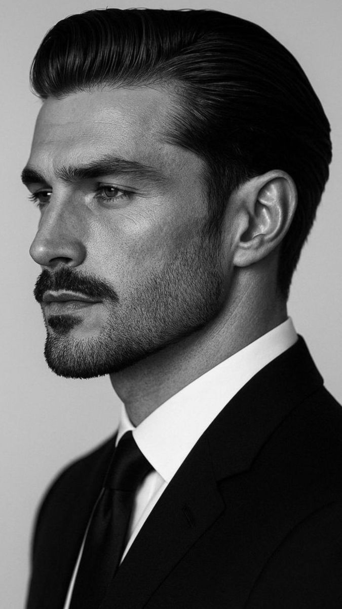 Coiffure homme luxe élégance