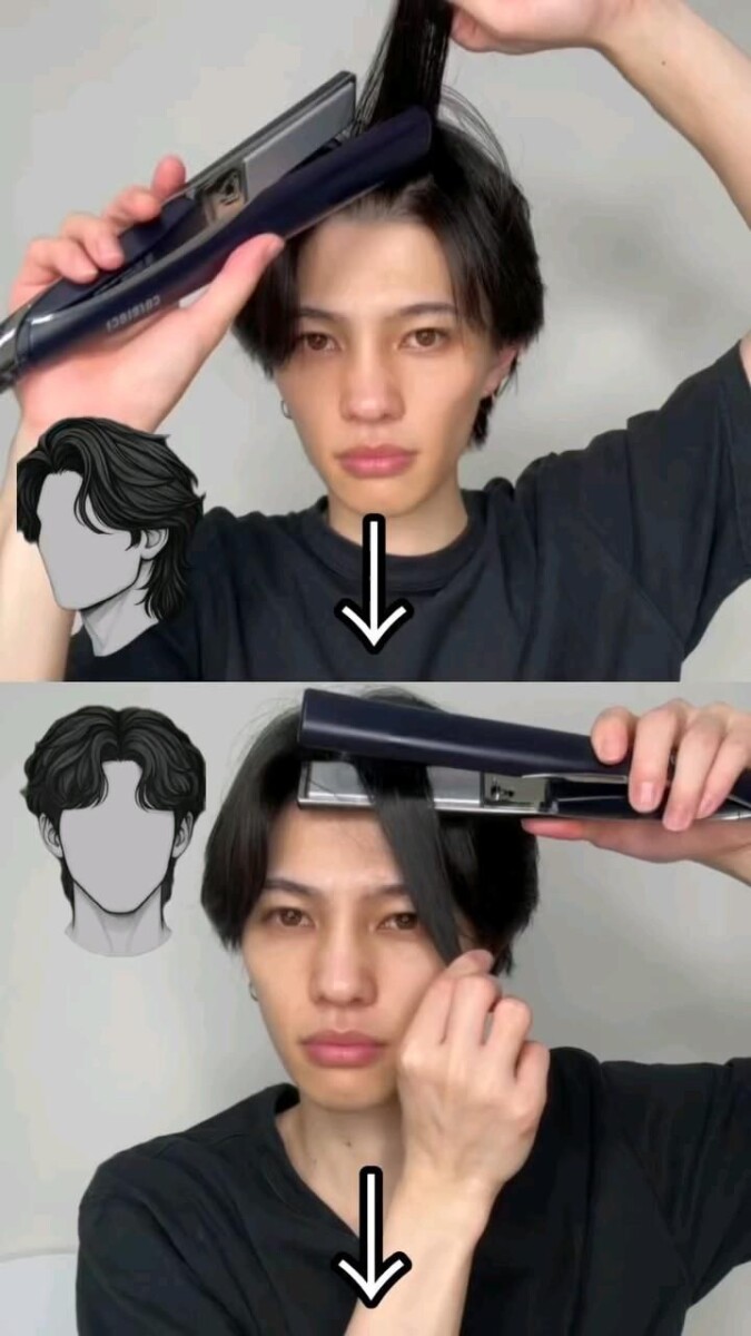 Coiffure homme moderne