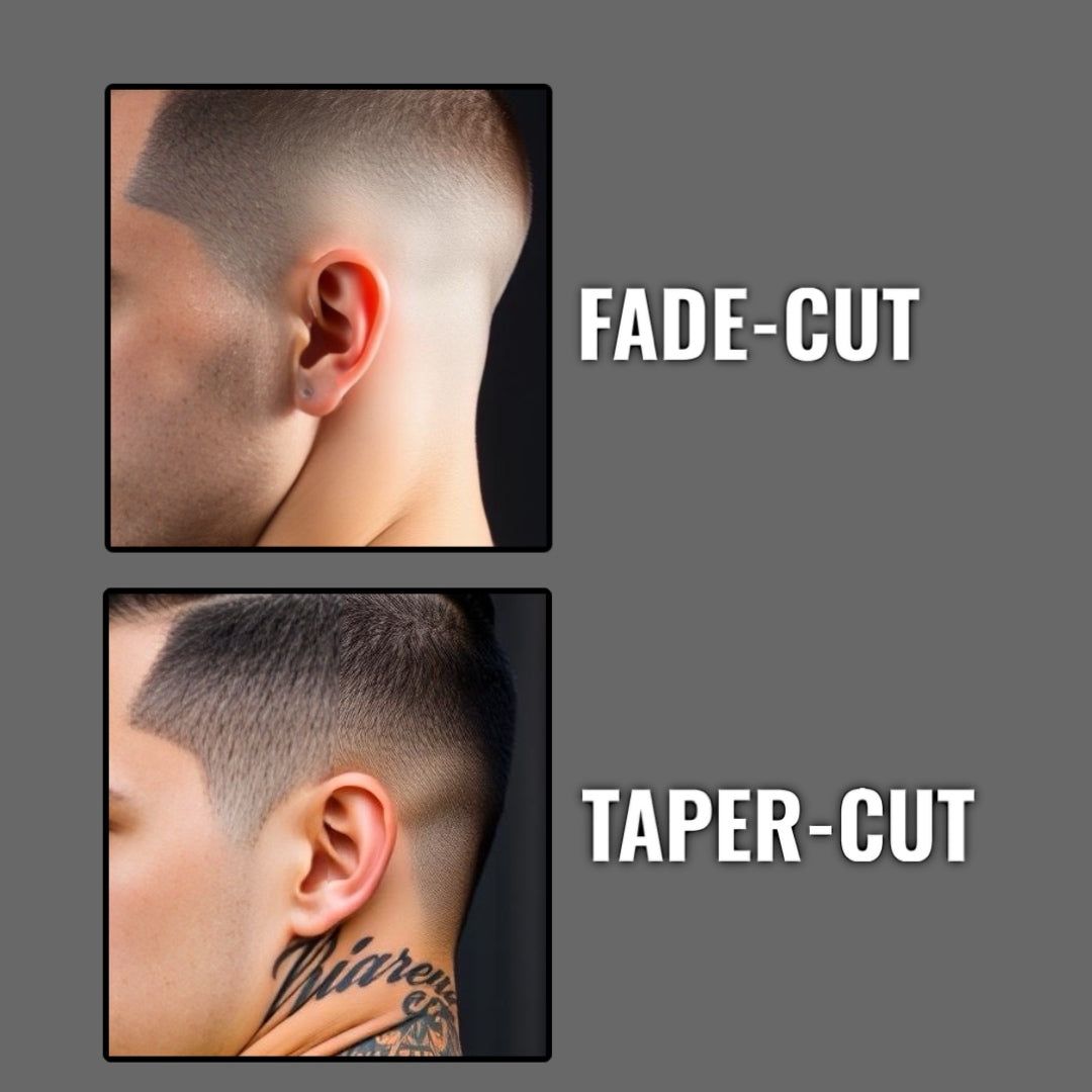 Fade vs taper