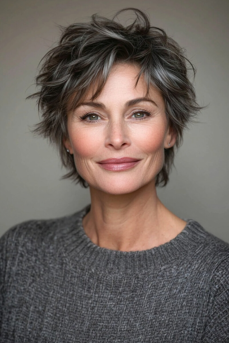 Coupe courte femme 50 ans