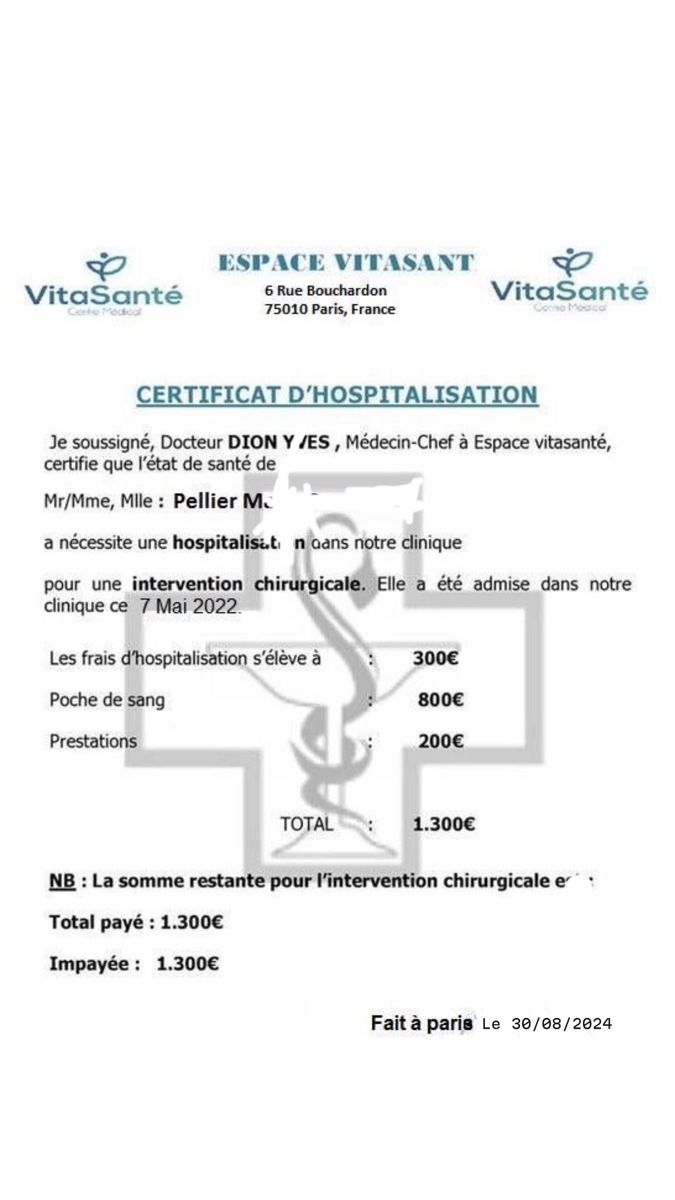 Contraste codes de santé publique