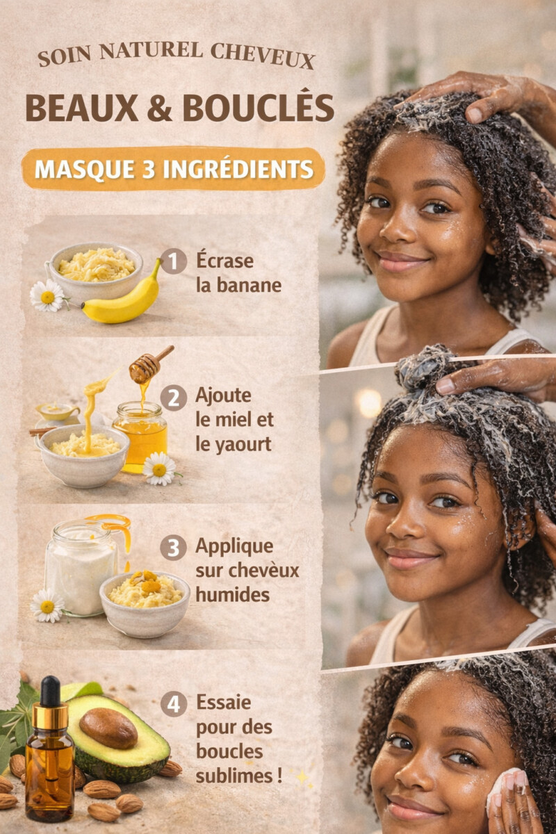 Recettes maison cheveux naturels