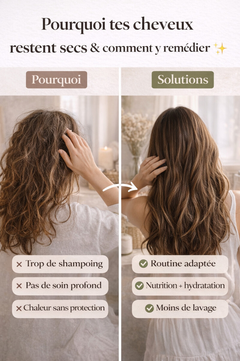 Soin pour cheveux secs : remèdes naturels et astuces efficaces