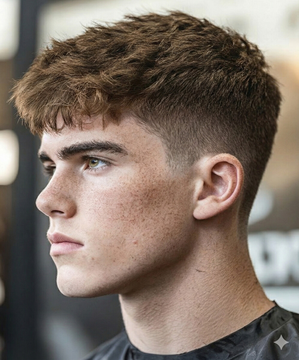 Coupe dégradé court tendance