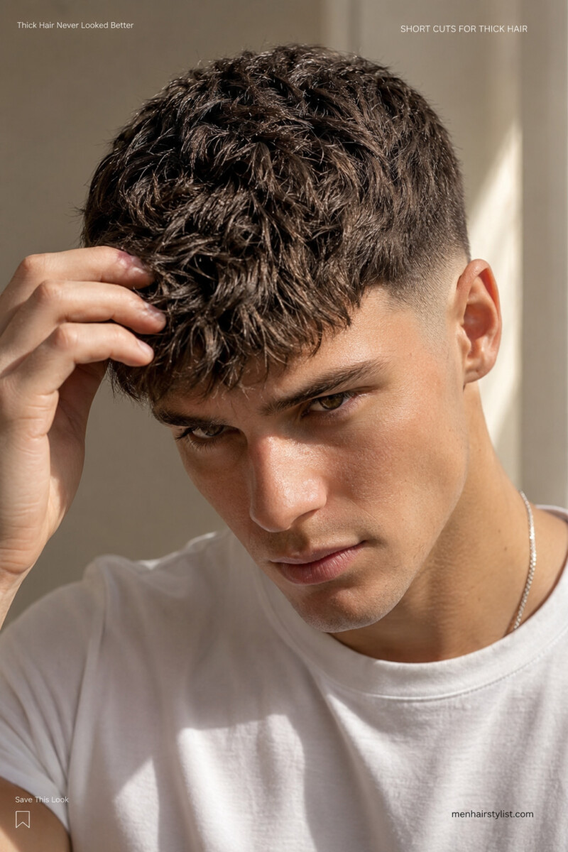 Coupe homme dégradée actuelle